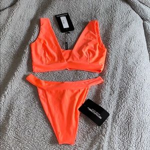 NTW neon orange bikini